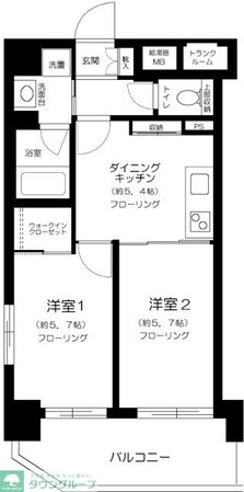 Rising place錦糸町二番館の物件間取画像